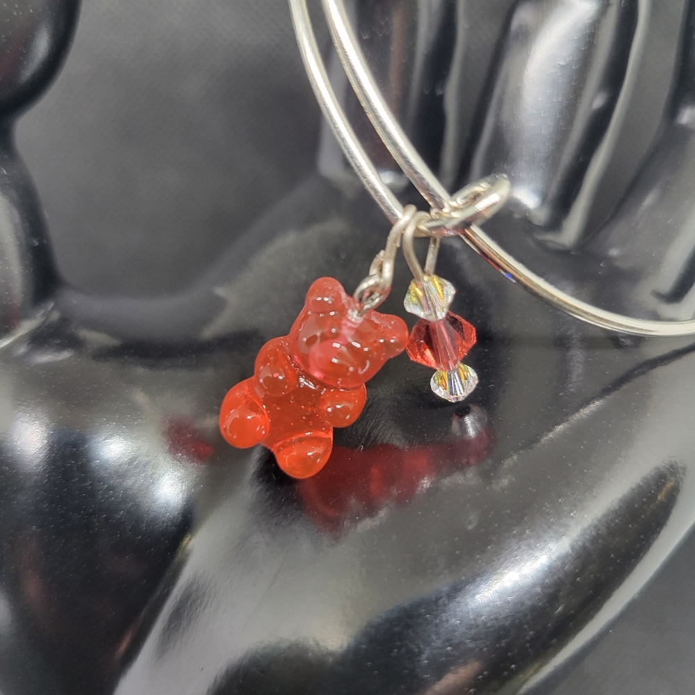 Gummy bear charm bracelet